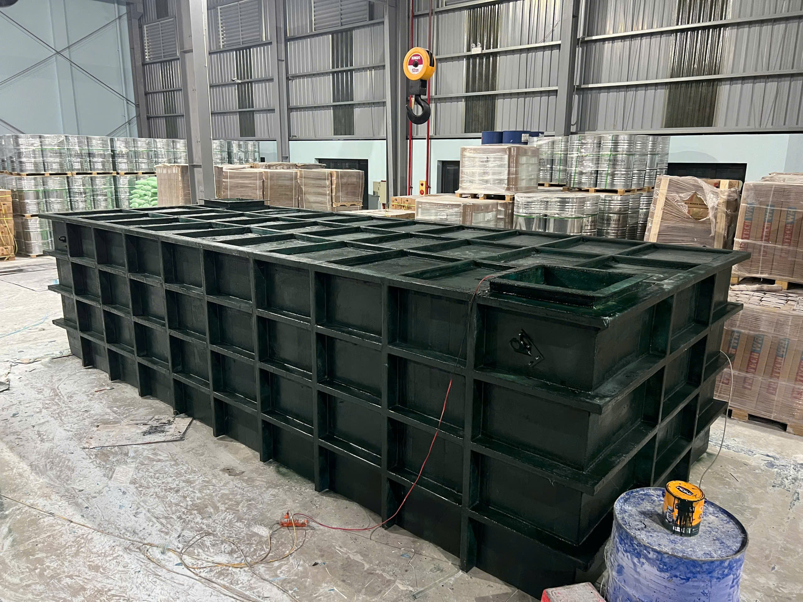 Bồn chứa nước thải vuông