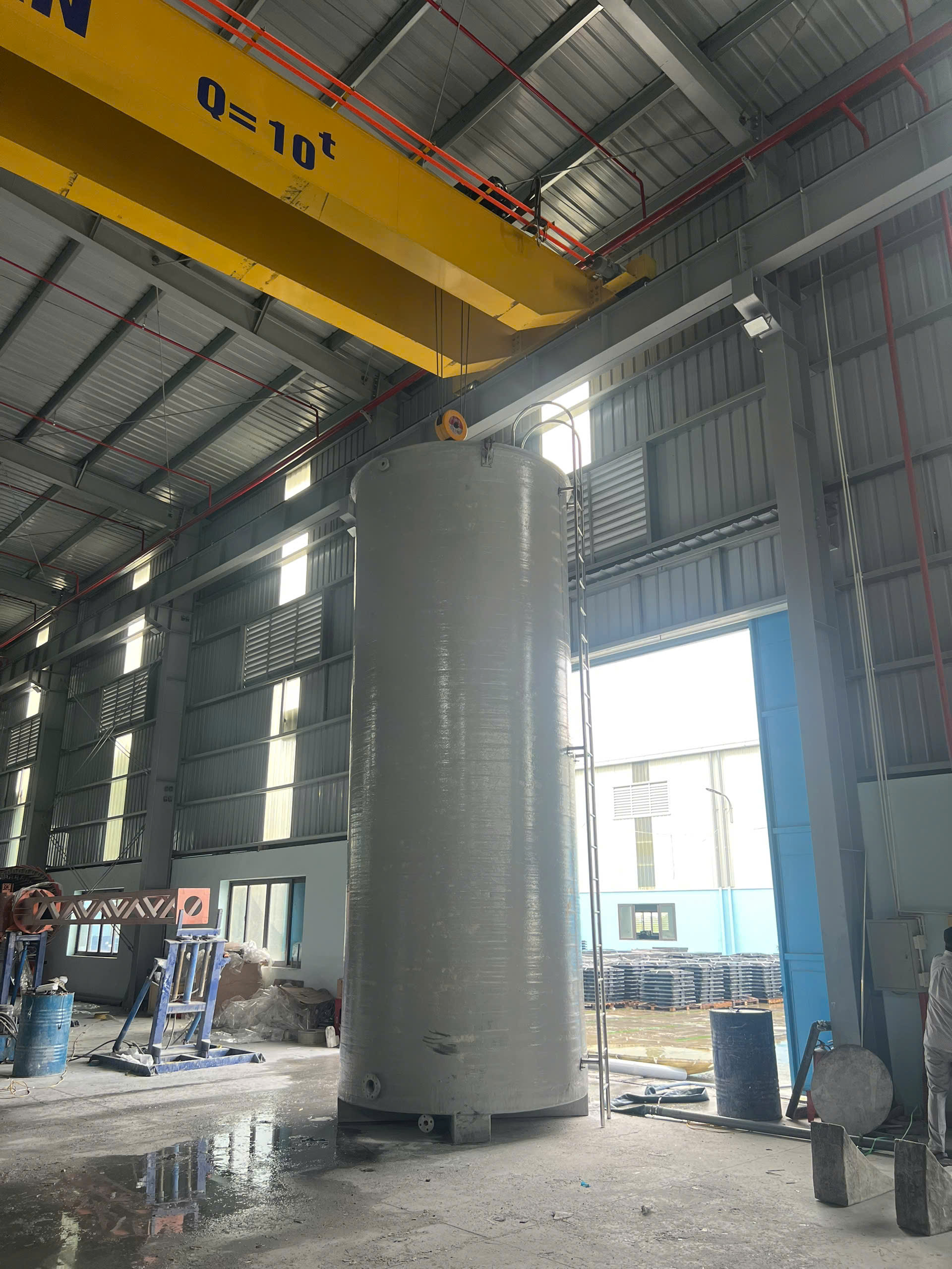 Bồn hóa chất composite đứng