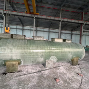 Hoàn thiện bồn chứa nước thải composite